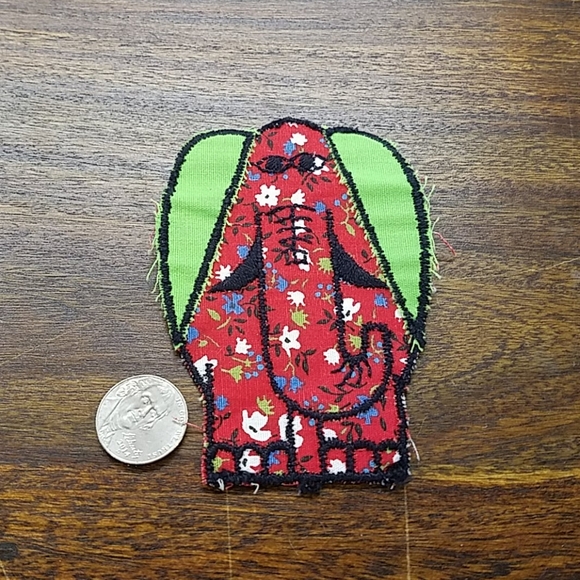 Vintage Applique aka Patch - 
1970' Elephant - Picture 1 of 2
